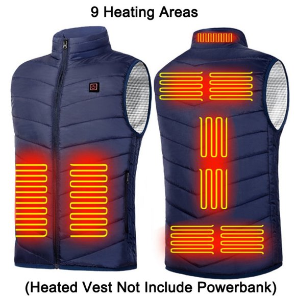 Heated Vest for Men and Women | 9 Heating Areas - Picture 2 of 2